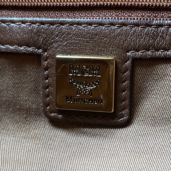 MCM Women's Brown Leather Bag - Picture 9 of 13